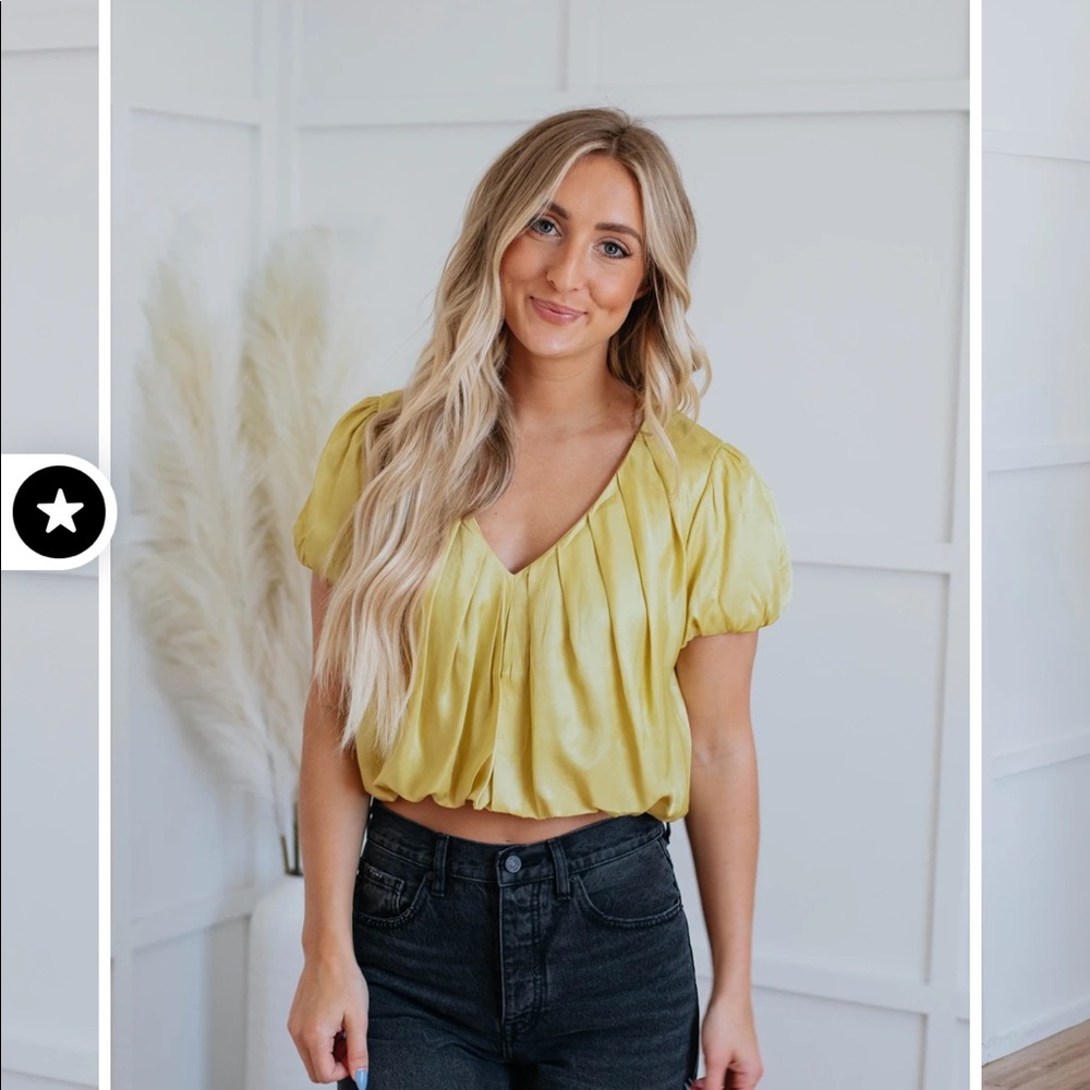 Lola pleated crop top